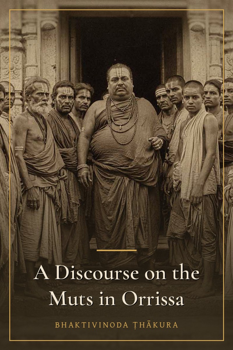 A Discourse on the Muts in Orrissa